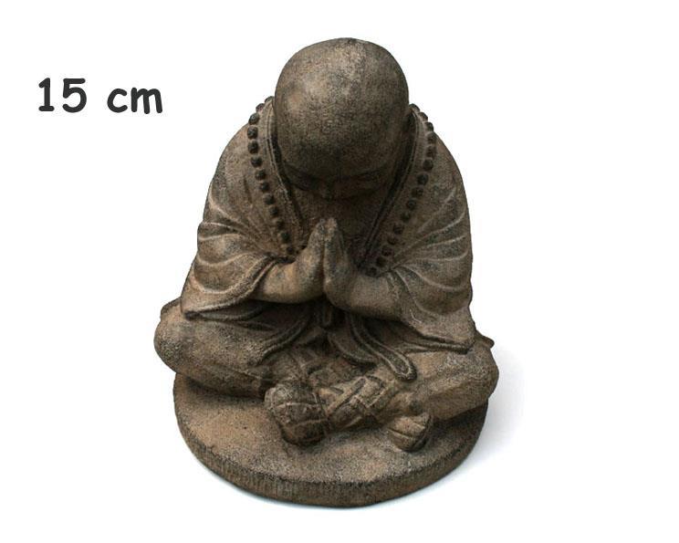 Shaolin monk - Grå 15cm (4 pack)