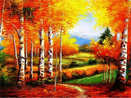 Diamond Painting, Høst Natur 30*40cm (TA2-2847) FPK