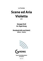 Scenea ed aria violetta (Finale act 1) - Brassband