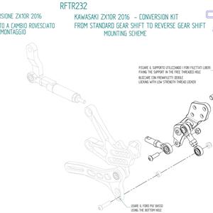 Lightech Racegearing kit Kawa ZX10R 2016-