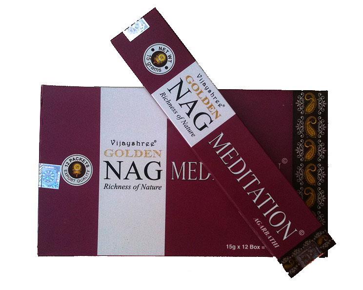 Golden Nag - Meditation (12 pack)
