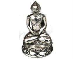 Brons - Silver Buddha 14cm (2 pack)