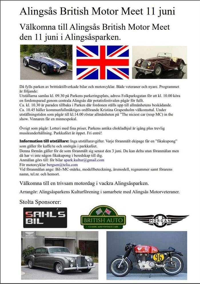 Alingsås British Motor Meet