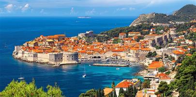 Puslespill Panorama Dubrovnik, 4000 brikker