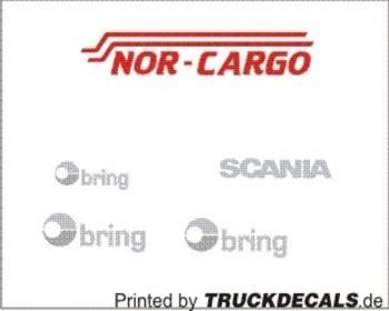 Bring Scania R førerhytte dekal