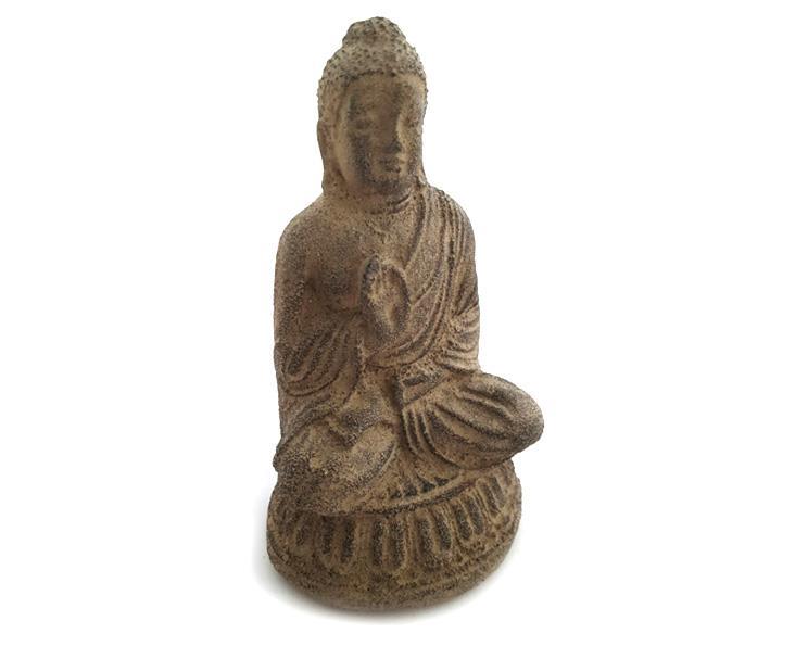 Buddha - Lotus grå 15cm (6 pack)