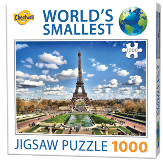 Mini Puslespill Eiffel Tower Paris 42*29cm, 1000 brikker