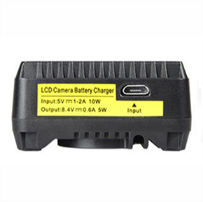 Dobbeltlader for Canon LP-E10 batterier m/disp