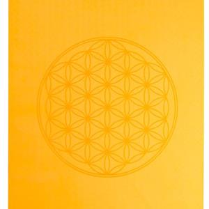 Yogamatta - Ekovänlig orange/grå (2 pack)