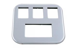 CHROME INSERT FOR 3 SWITCHES & METER GL1800