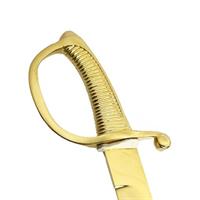 Sabel Briquet m 24K guld klinga