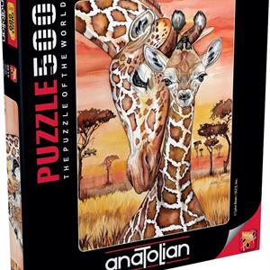 Puslespill Giraffe, 500 brikker