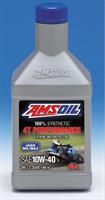 AMSOIL Helsyntetisk 4-Takts MC-Olje - SAE 10W-40