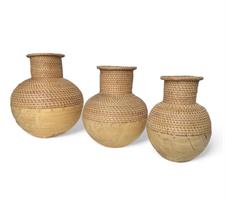 Wooden pot set of 3 (1 pack)