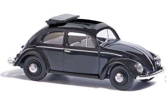 VW Boble 1952 opprullet tak - svart