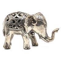 Brons - Elefant silver 22cm (2 pack)