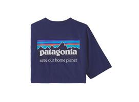 Patagonia Organic Mission T, sound blue (M)