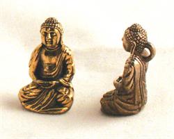Halsband - Brons japansk Buddha (4 pack)