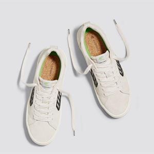 CATIBA PRO Men Vintage White Suede Canvas 45eur