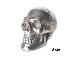 Brons - Silver skalle 8cm (4 pack)