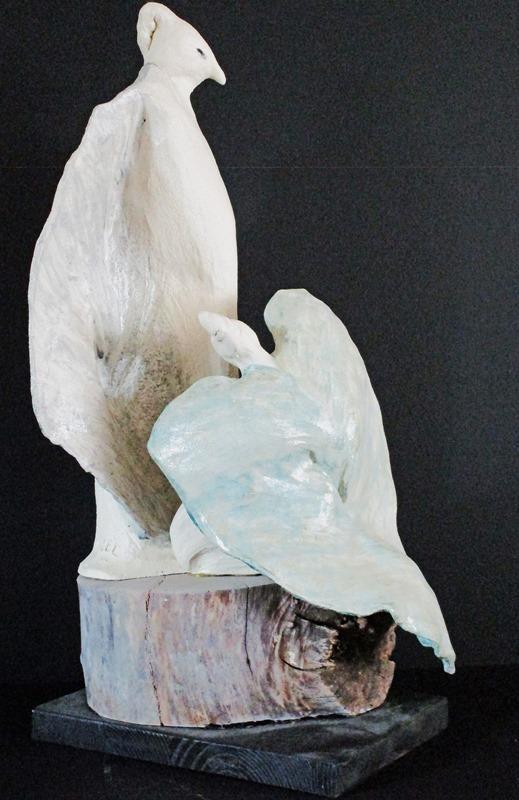 Skulptur av Lisbeth Engelin-Lindh