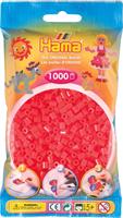 Hama perler Midi, Neon Rød 207-35 1000stk