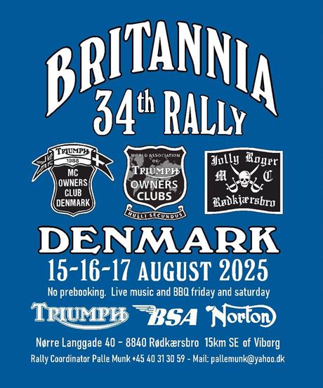 Danish Triumph Club Rally 2025