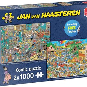 Puslespill Comic Puzzle, 2*1000 brikker