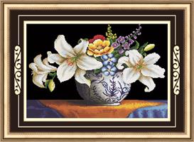 Diamond Painting, Liljer i vase 63*42cm (71315) DPR