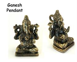 Pendant - Bronze Ganesha (4 pack)