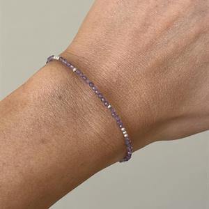 Armband - Silver 925 och ametist (2 pack)