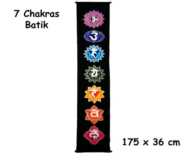 Wallhanging - Chakras batik (2 pack)