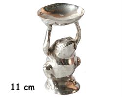 Brons - Silver groda 11cm (4 pack)