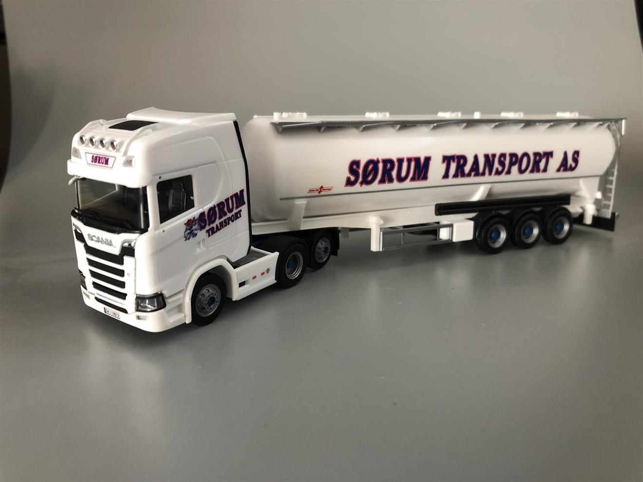 Sørum Transport - Scania CS silosemihenger