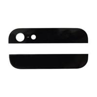 iPhone 5 Top and Bottom Glass Cover- Black