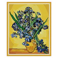 Korsttingsbroderi Van Gogh - Iris, 50*60cm (J527)