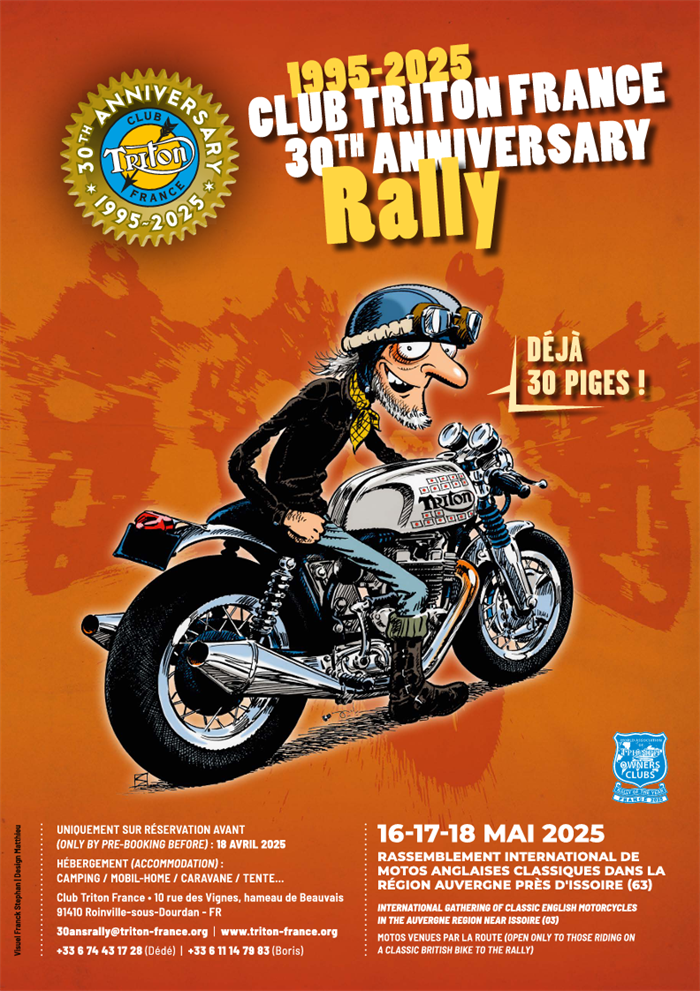 Club Triton France 30th Anniversary Rally