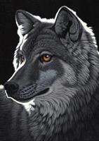 Puslespill Night Wolf, 1000 brikker