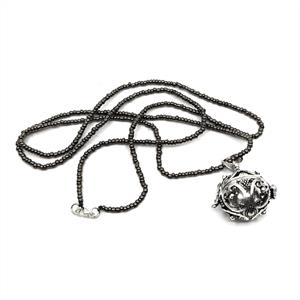 Halsband till brons-hängen grå (4 pack)