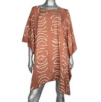 Sarong Top - Moon phase terracotta (4 pack)