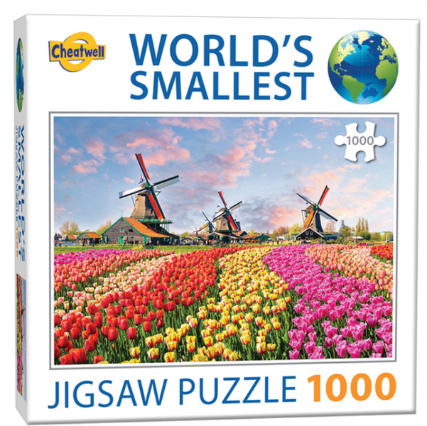 Mini Puslespill Duch Windmills Holland 42*29cm, 1000 brikker
