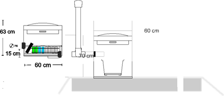 BioBox M 400 l / 24 H - KK600 imeytyskaivo 