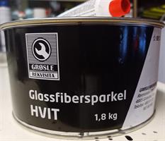 Grøsle Glassfibersparkel Hvit 1,8kg