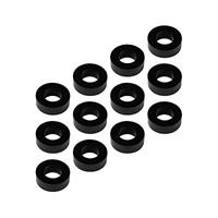 1up Racing 3x6x2mm Precision Aluminum Shims - Blac