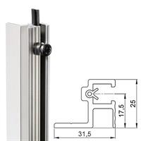 Sliding Rack Strip System aluminium.