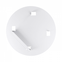 LINEd plate for throw pattern re-direction, 2 pcs