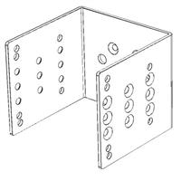 U-bracket for CLA835 Version 2. White.