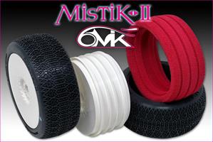 MISTIK-2 Blue tyres + inserts + foams + white rims