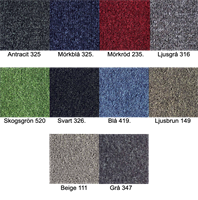 Montessorimatta M ögler 250 x 250 cm Mörkröd