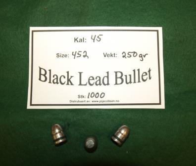 Black Lead bullet